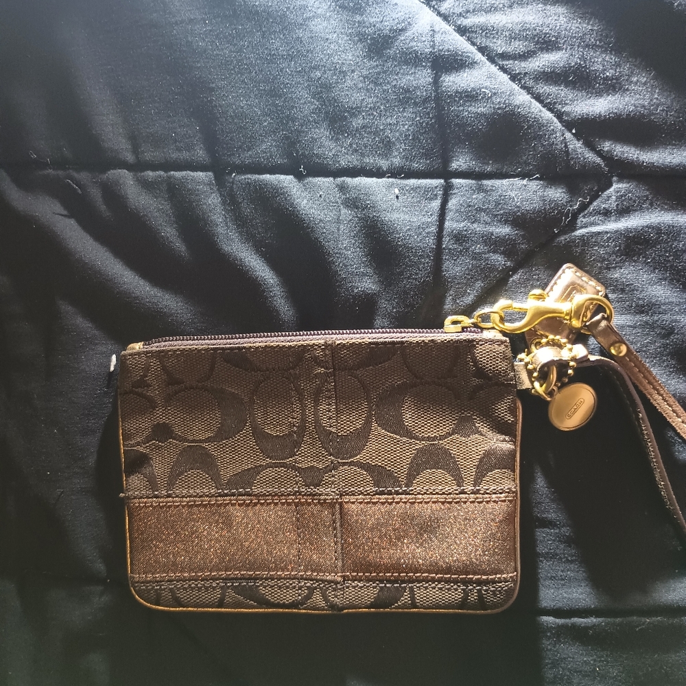 Y2k coach wristlet